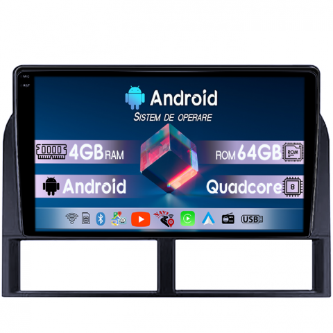 Navigatie dedicata Jeep Grand Cherokee 1999-2005, 4GB RAM 64GB ROM, Quad Core, Display 9" QLED 1K, Carplay, Android 14, Bluetooth, Magazin Play, Suport Camere AHD [3]