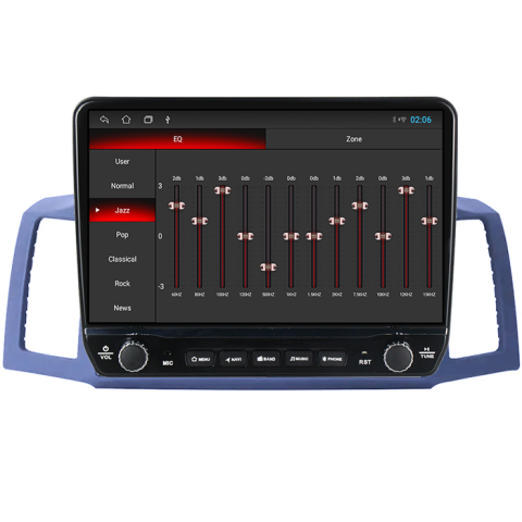 Navigatie dedicata Jeep Grand Cherokee 2004-2007 Tesla cu butoane rotative model 2024, 4GB RAM 64GB ROM, Procesor Quadcore, Android 14, Display QLED 10", DSP, Carplay&Android Auto [1]