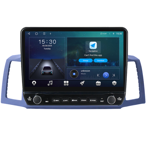 Navigatie dedicata Jeep Grand Cherokee 2004-2007 Tesla cu butoane rotative model 2024, 4GB RAM 64GB ROM, Procesor Quadcore, Android 14, Display QLED 10", DSP, Carplay&Android Auto [5]