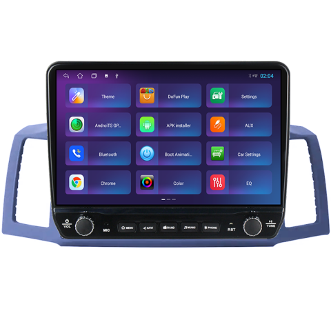 Navigatie dedicata Jeep Grand Cherokee 2004-2007 Tesla cu butoane rotative model 2024, 4GB RAM 64GB ROM, Procesor Quadcore, Android 14, Display QLED 10", DSP, Carplay&Android Auto [3]