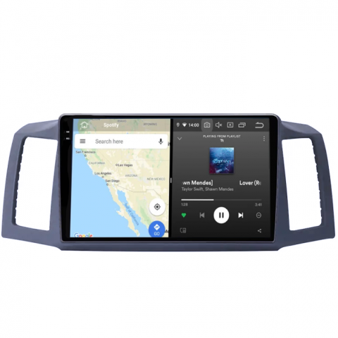 Navigatie dedicata JEEP Grand Cherokee 2004-2007, 12GB RAM 256/512GB ROM, Android 13, Rezolutie 2K, Display QLED 9", DSP, Carplay&Android Auto, SIM 4G, Ventilator Activ, Suport Camere 360 [2]