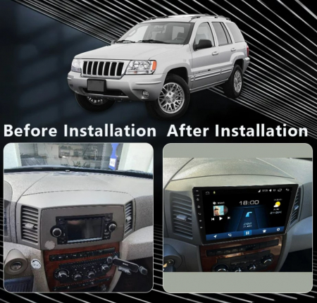 Navigatie dedicata JEEP Grand Cherokee 2004-2007, 4GB RAM 32GB ROM, Octacore, Android 14, Display QLED 1K 10", DSP, Carplay&Android Auto, SIM 4G, Bluetooth, Ventilator Activ [3]