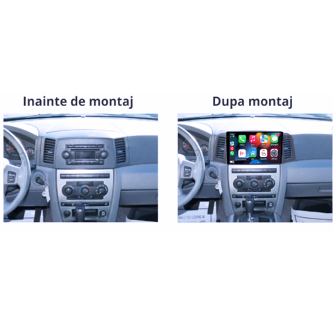 Navigatie dedicata Jeep Grand Cherokee 2004-2007, 4GB RAM 64GB ROM, Procesor Qualcomm Octacore, Android 14, Rezolutie 2K, Display QLED 9", DSP, Carplay&Android Auto, SIM 4G [5]