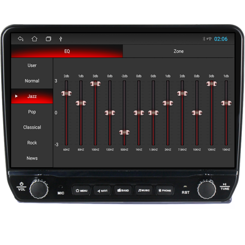 Navigatie dedicata Jeep Grand Cherokee 2005-2007 Tesla cu butoane rotative model 2024, 4GB RAM 64GB ROM, Procesor Quadcore, Android 14, Display QLED 10", DSP, Carplay&Android Auto [1]