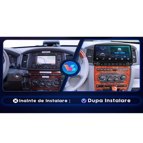 Navigatie dedicata Jeep Grand Cherokee 2005-2007 Tesla cu butoane rotative model 2024, 4GB RAM 64GB ROM, Procesor Quadcore, Android 14, Display QLED 10", DSP, Carplay&Android Auto [6]