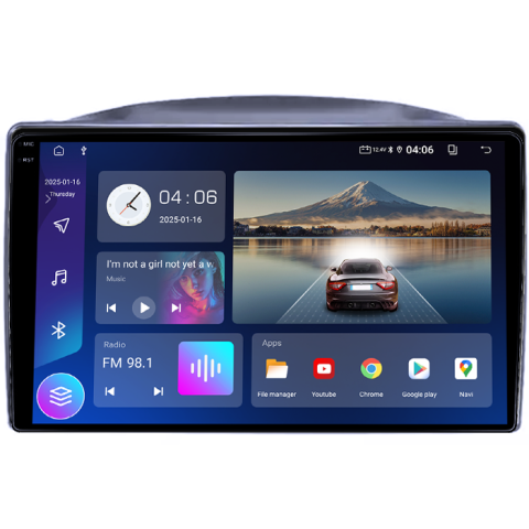 Navigatie dedicata Jeep Grand Cherokee 2005-2007, 4GB RAM 64GB ROM, Procesor Qualcomm Octacore, Android 14, Rezolutie 2K, Display QLED 9", DSP, Carplay&Android Auto, SIM 4G [4]