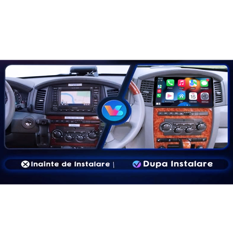 Navigatie dedicata Jeep Grand Cherokee 2005-2007, 4GB RAM 64GB ROM, Procesor Qualcomm Octacore, Android 14, Rezolutie 2K, Display QLED 9", DSP, Carplay&Android Auto, SIM 4G [7]