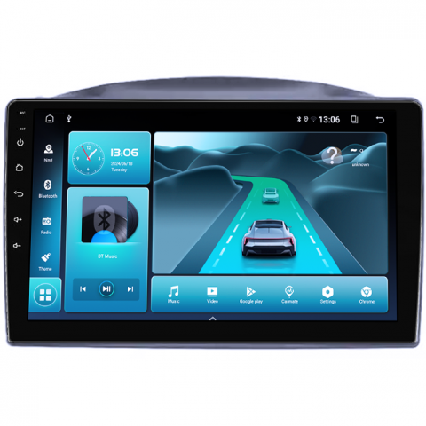 Navigatie dedicata Jeep Grand Cherokee 2005-2007, 8GB RAM 128GB ROM, Octacore, Platforma TS18, Android 13, Display QLED 9”, Suporta camera 360º, DSP, Carplay&Android Auto, SIM 4G, Ventilator Activ [2]