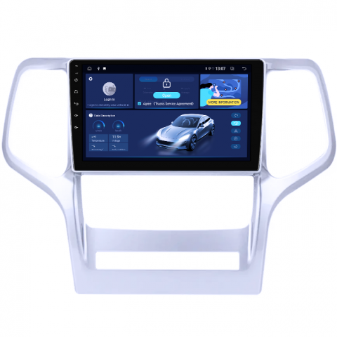 Navigatie dedicata Jeep Grand Cherokee 2010-2013, 8GB RAM 128GB ROM, Octacore, Platforma TS18, Android 13, Display QLED 9”, Suporta camera 360º, DSP, Carplay&Android Auto, SIM 4G, Ventilator Activ [1]