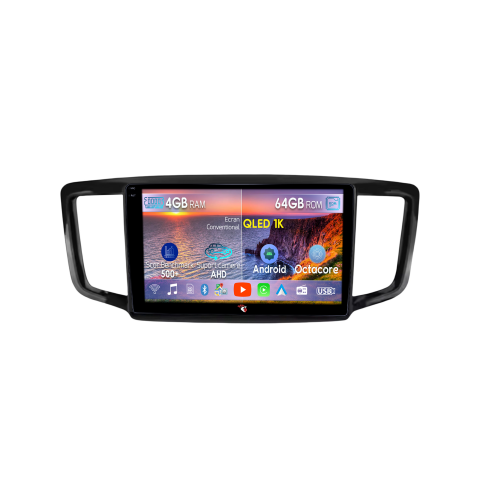 Honda - Navigatie dedicata Honda Odyssey 2015-2019, 4GB RAM 64GB ROM, Octacore, Android 14, Display QLED 9", DSP, Carplay&Android Auto, SIM 4G, Ventilator Activ