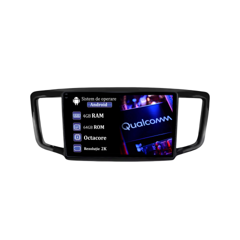 Honda - Navigatie dedicata Honda Odyssey 2015-2019, 4GB RAM 64GB ROM, Procesor Qualcomm Octacore, Android 14, Rezolutie 2K, Display QLED 9", DSP, Carplay&Android Auto, SIM