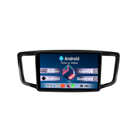 Honda - Navigatie dedicata Honda Odyssey 2015-2019, 4GB RAM 64GB ROM, Quadcore, Android 14, Display QLED  9", DSP, Carplay&Android Auto, Suport camere AHD