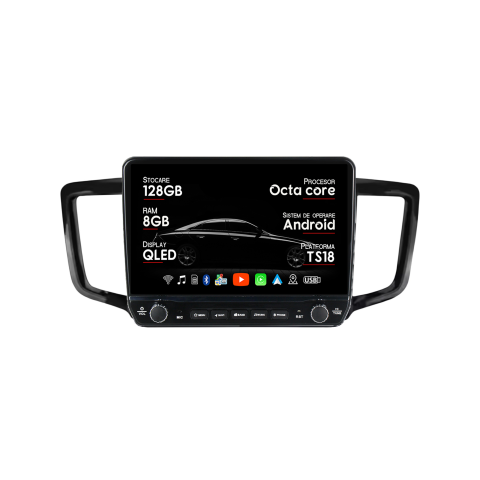 Honda - Navigatie dedicata Honda Odyssey 2015-2019 Tesla Cu Butoane Rotative Model 2024, ANDROID 13, 10 inch , 8+128GB, Internet, Aplicatii, Waze, GPS