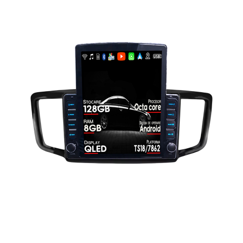 Honda - Navigatie dedicata Honda Odyssey 2015-2019 Tesla Style, ANDROID 13, 9.7 inch , 8+128GB, Internet, Aplicatii, Waze, GPS