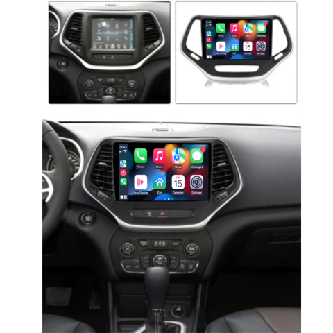 Navigatie dedicata Jeep Grand Cherokee 2014-2018, 4GB RAM 64GB ROM, Procesor Qualcomm Octacore, Android 14, Rezolutie 2K, Display QLED 10", DSP, Carplay&Android Auto, SIM 4G [5]