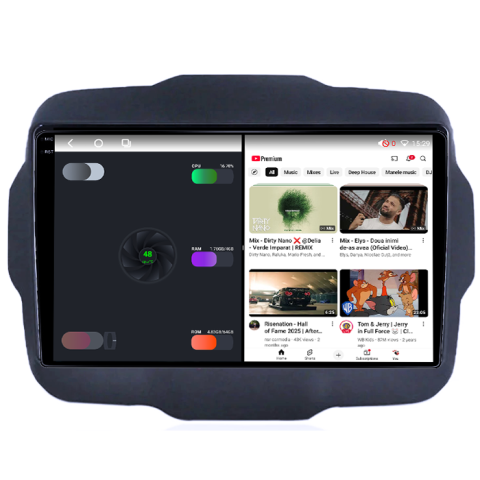 Navigatie dedicata Jeep Renegade 2016-2018, 4GB RAM 64GB ROM, Procesor Qualcomm Octacore, Android 14, Rezolutie 2K, Display QLED 9", DSP, Carplay&Android Auto, SIM 4G [3]