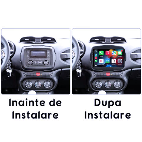 Navigatie dedicata Jeep Renegade 2016-2018, 4GB RAM 64GB ROM, Procesor Qualcomm Octacore, Android 14, Rezolutie 2K, Display QLED 9", DSP, Carplay&Android Auto, SIM 4G [5]