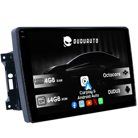 Wrangler 2007-2018 - Navigatie dedicata Jeep Wrangler 2007-2018, DUDU3, 4GB RAM 64GB ROM, Octacore, Platforma 8581, Android, Display QLED 9", DSP, Carplay&AndroidAuto