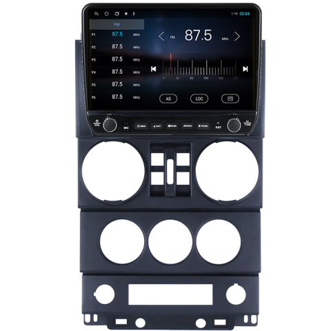 Navigatie dedicata Jeep Wrangler Rubicon 2008-2010 Tesla cu butoane rotative model 2024, 4GB RAM 64GB ROM, Procesor Quadcore, Android 14, Display QLED 10", DSP, Carplay&Android Auto [2]