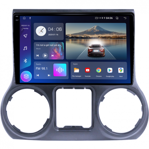 Navigatii Dedicate - Navigatie dedicata JEEP Wrangler 2011- 2016, 4GB RAM 64GB ROM, Quad Core, Display 10" QLED 1K, Carplay, Android 14, Bluetooth, Magazin Play, Suport Camere AHD