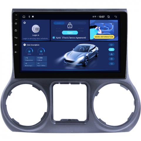 Navigatie dedicata JEEP Wrangler 2011- 2016, 8GB RAM 128GB ROM, Octacore, Platforma TS18, Android 13, Display QLED 10”, Suporta camera 360º, DSP, Carplay&Android Auto, SIM 4G, Ventilator Activ [1]