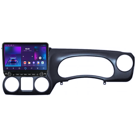 Navigatie dedicata Jeep Wrangler 2014-2016 Tesla cu butoane rotative model 2024, 4GB RAM 64GB ROM, Procesor Quadcore, Android 14, Display QLED 10", DSP, Carplay&Android Auto [4]