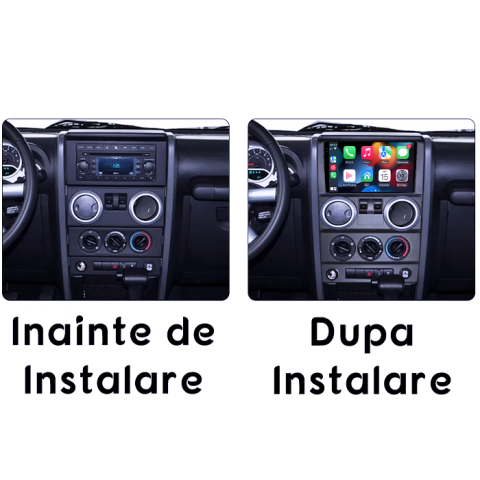 Navigatie dedicata Jeep Wrangler Rubicon 2008-2010, 4GB RAM 64GB ROM, Procesor Qualcomm Octacore, Android 14, Rezolutie 2K, Display QLED 9", DSP, Carplay&Android Auto, SIM 4G [6]