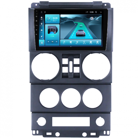 Navigatie dedicata Jeep Wrangler Rubicon 2008-2010, 8GB RAM 128GB ROM, Octacore, Platforma TS18, Android 13, Display QLED 9”, Suporta camera 360º, DSP, Carplay&Android Auto, SIM 4G, Ventilator Activ [2]