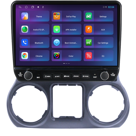 Navigatie dedicata Jeep Wrangler 2011-2016 Tesla cu butoane rotative model 2024, 4GB RAM 64GB ROM, Procesor Quadcore, Android 14, Display QLED 10", DSP, Carplay&Android Auto [4]