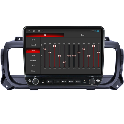 Navigatie dedicata Jumpy 2016-2021 Tesla cu butoane rotative model 2024, 4GB RAM 64GB ROM, Procesor Quadcore, Android 14, Display QLED 10", DSP, Carplay&Android Auto [1]