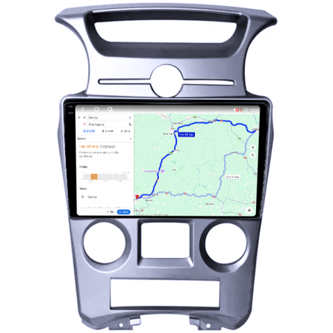 Navigatie dedicata KIA Carens 2007-2011, 4GB RAM 64GB ROM, Procesor Qualcomm Octacore, Android 14, Rezolutie 2K, Display QLED 9", DSP, Carplay&Android Auto, SIM 4G [3]