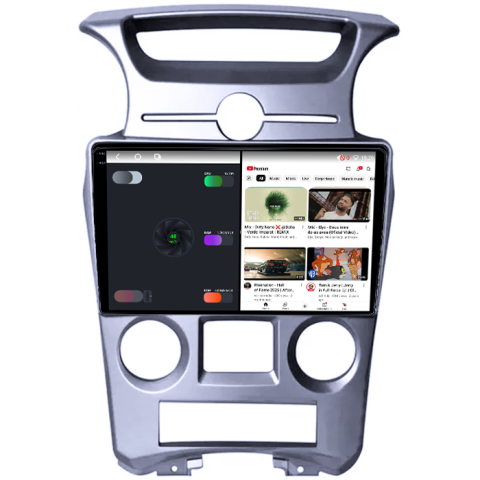 Navigatie dedicata KIA Carens 2007-2011, 4GB RAM 64GB ROM, Procesor Qualcomm Octacore, Android 14, Rezolutie 2K, Display QLED 9", DSP, Carplay&Android Auto, SIM 4G [2]