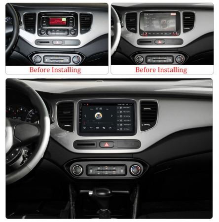(Resigilata) Navigatie dedicata KIA Carens 2013-2018, 2GB RAM 32GB ROM, Quad Core, Display 9" IPS Full HD, Carplay, Android 13, Bluetooth, Magazin Play, Suport camere AHD [2]