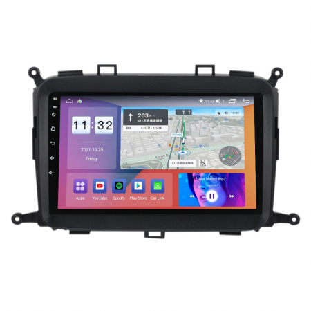 Navigatie dedicata KIA Carens 2013-2018, 4GB RAM 32GB ROM, Octacore, Android 14, Display QLED 1K 9", DSP, Carplay&Android Auto, SIM 4G, Bluetooth, Ventilator Activ [3]