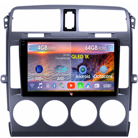 Carnival 2002-2006 - Navigatie dedicata KIA Carnival 2002-2006, 4GB RAM 64GB ROM, Octacore, Android 14, Display QLED 9", DSP, Carplay&Android Auto, SIM 4G, Ventilator Activ