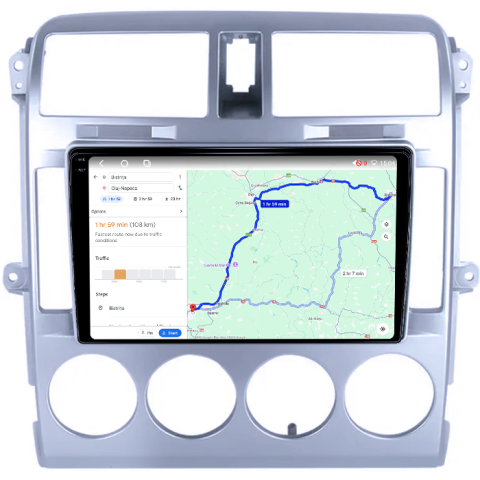 Navigatie dedicata KIA Carnival 2002-2006, 4GB RAM 64GB ROM, Procesor Qualcomm Octacore, Android 14, Rezolutie 2K, Display QLED 9", DSP, Carplay&Android Auto, SIM 4G [3]