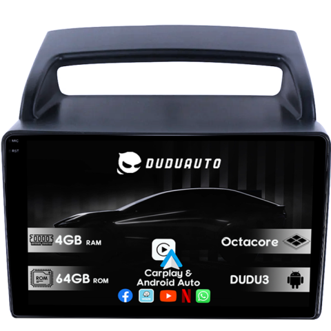 Navigatii Dedicate - Navigatie dedicata KIA Carnival VQ 2006-2014, DUDU3, 4GB RAM 64GB ROM, Octacore, Platforma 8581, Android, Display QLED 9", DSP, Carplay&AndroidAuto