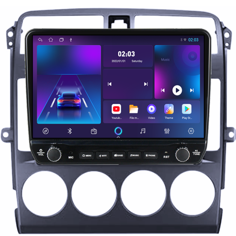 Navigatie dedicata Kia Carnival 2002-2006 Tesla cu butoane rotative model 2024, 4GB RAM 64GB ROM, Procesor Quadcore, Android 14, Display QLED 10", DSP, Carplay&Android Auto [4]