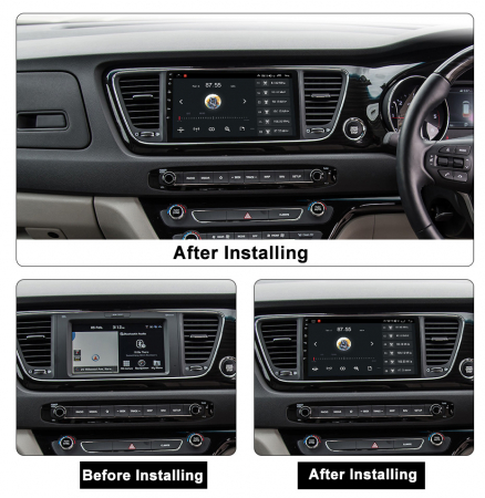 Navigatie dedicata KIA Carnival 2014-2016/2017-2020, 12GB RAM 256GB ROM, Android 13, Rezolutie 2K, Display QLED, 9", DSP, Carplay, Android Auto, Internet, Youtube, Waze, Wi Fi, US [5]