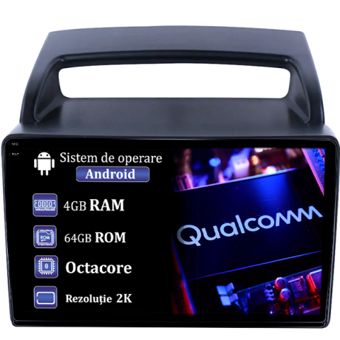 Kia - Navigatie dedicata KIA Carnival VQ 2006-2014, 4GB RAM 64GB ROM, Procesor Qualcomm Octacore, Android 14, Rezolutie 2K, Display QLED 9", DSP, Carplay&Android Auto, SIM 4G