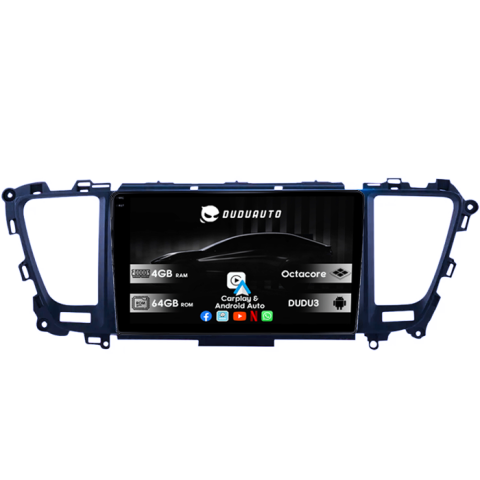 Navigatii Dedicate - Navigatie dedicata KIA Carnival 2014-2016/2017-2020, DUDU3, 4GB RAM 64GB ROM, Octacore, Platforma 8581, Android, Display QLED 9", DSP, Carplay&AndroidAuto