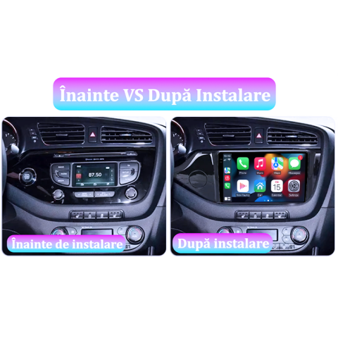 Navigatie dedicata Kia Ceed 2012-2020, 4GB RAM 64GB ROM, Procesor Qualcomm Octacore, Android 14, Rezolutie 2K, Display QLED 9", DSP, Carplay&Android Auto, SIM 4G [4]