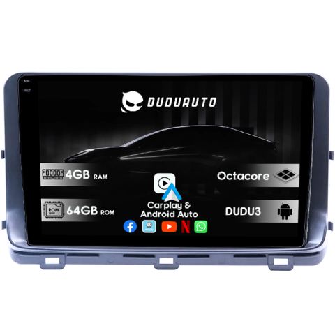 Navigatii Dedicate - Navigatie dedicata Kia Ceed 2018-2022, DUDU3, 4GB RAM 64GB ROM, Octacore, Platforma 8581, Android, Display QLED 9", DSP, Carplay&AndroidAuto