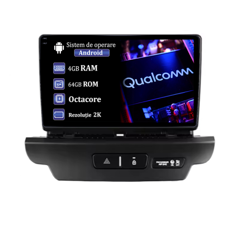 Kia Ceed 2018-2022 - Navigatie dedicata KIA Ceed 2018- 2022 Avarii, 4GB RAM 64GB ROM, Procesor Qualcomm Octacore, Android 14, Rezolutie 2K, Display QLED 10", DSP, Carplay&Android Auto, SIM 4G
