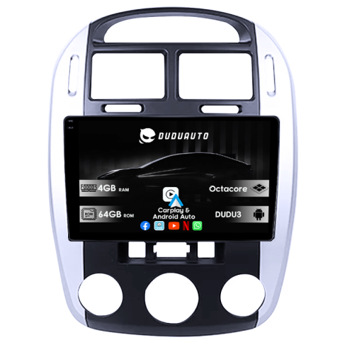 Navigatii Dedicate - Navigatie dedicata Kia Cerato 2004-2008, DUDU3, 4GB RAM 64GB ROM, Octacore, Platforma 8581, Android, Display QLED 9", DSP, Carplay&AndroidAuto