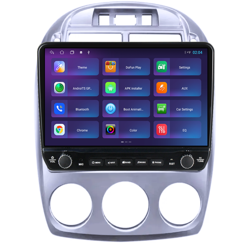 Navigatie dedicata Kia Cerato 2005-2006 Tesla cu butoane rotative model 2024, 4GB RAM 64GB ROM, Procesor Quadcore, Android 14, Display QLED 10", DSP, Carplay&Android Auto [4]