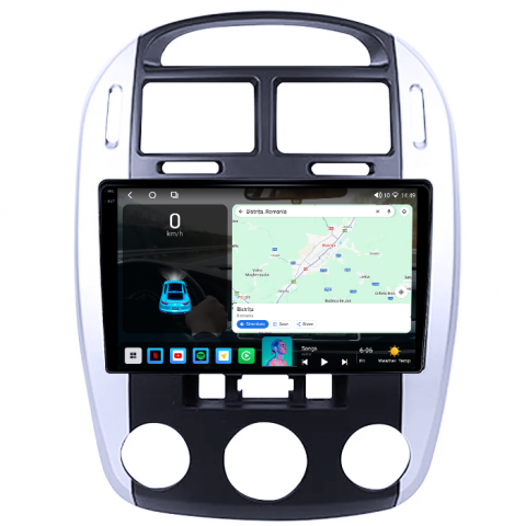 Navigatie dedicata Kia Cerato 2004-2008, 4GB RAM 64GB ROM, Octacore, Android 14, Display QLED 1K 9", Carplay&Android Auto, SIM 4G, Ventilator Activ [1]