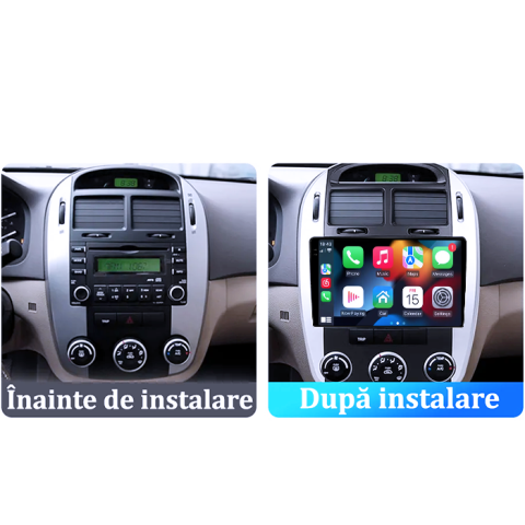 Navigatie dedicata Kia Cerato 2004-2008, 4GB RAM 64GB ROM, Procesor Qualcomm Octacore, Android 14, Rezolutie 2K, Display QLED 9", DSP, Carplay&Android Auto, SIM 4G [6]