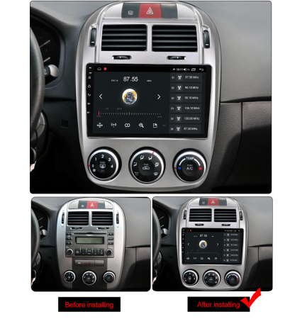 Navigatie dedicata Kia Cerato 2005-2006, 4GB RAM 64GB ROM, Octacore, Android 13, Display QLED 9", DSP, Carplay, Android Auto, Internet, Youtube, Waze, WIFI, Bluetooth [4]