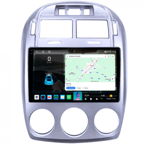 Navigatie dedicata Kia Cerato 2005-2006, 4GB RAM 64GB ROM, Octacore, Android 14, Display QLED 1K 9", Carplay&Android Auto, SIM 4G, Ventilator Activ [1]